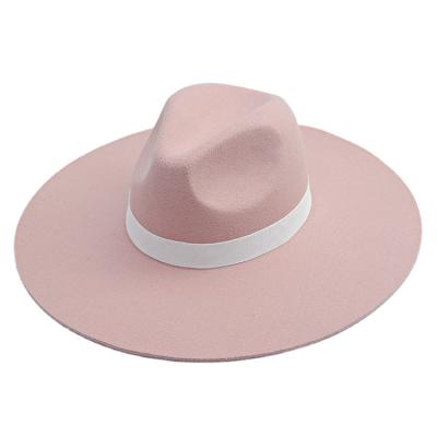 China Elegant French Picture Winter And Autumn Women Fedora Hats Top Round Cap Rose Bowler Hat for sale