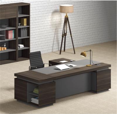 China Modern High Tech Executive Luxury CEO Desk From Latest Modern Wood Design Manager Office for sale