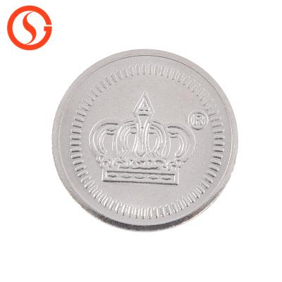 China Brass Token Silver Supplier Logo Zinc Alloy Gold Factory Price Coin Custom Coin Compound Zinc Alloy / Steel Material Coin Operated Games for sale