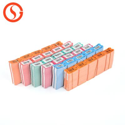 China Wooden Free Paper / Coated Arcade Roll Ticket Raffle Ticket Factory Price Redemption Customized Double Layer Paper Fun Coin Operated Ticket for sale