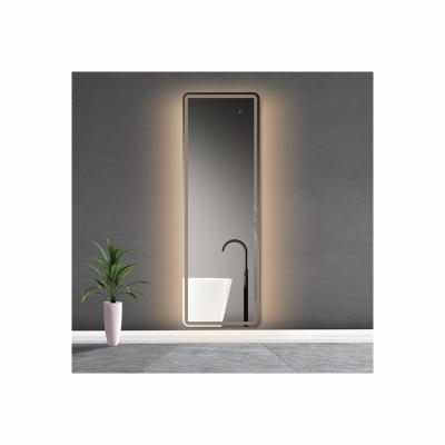 China Fashion Hotel Bathroom Decoration Luminous Bathroom Led Mirror TV Smart Touch Screen Mirror for sale