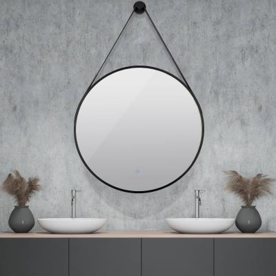 China Smart Home Automatic Smart Mirror Switch Bath Mirror Touch Screen Android Magnifying Mirror For Bathroom With Frame for sale