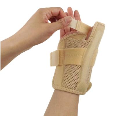 China Breathable Fully Stocked Stabilmy Thumb Wrist Support Brace Splice Spica Wrist for sale