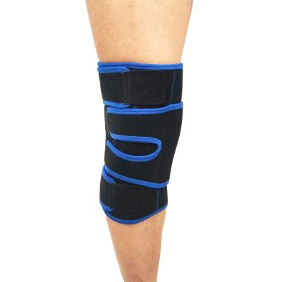 China Adult Adjustable Knee Pain Relief Sports Knee Ankle Brace Support for sale