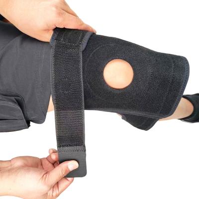 China Adult Sports Lengthening Joint Support Knee Pads Knee Support Silicone for sale