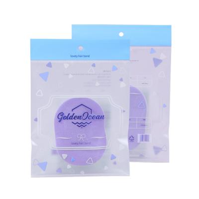 China ANTI-STATIC White Card Header Self Adhesive Pearl Film Self Adhesive Seal Opp Hanging Clear Plastic Bag with Hole for Bracelet and Necklace for sale