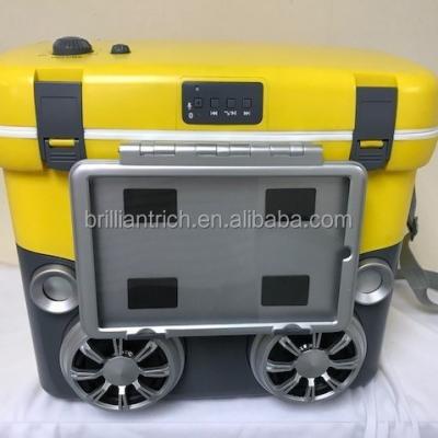 China Wine+food+cans beer cooler box with wireless speaker for sale