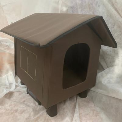 China Sustainable Cooler Warmer Backrest Able Pet House For Cat And Dog To Easy DIY for sale