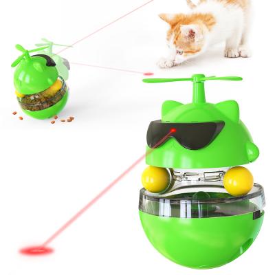 China New Viable Tumbler Toy Rotating Slow Feeder Cat Multifunctional Cat Toy for sale