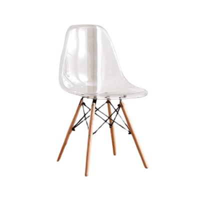 China China Design Ergonomic Manufacture Quality Professional Clear Dining Chair Lounge Chairs for sale