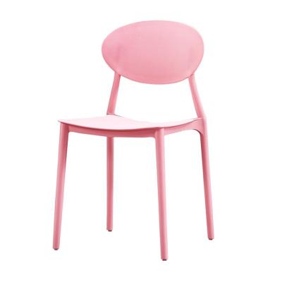 China Ergonomic Design Dining Chair Plastic Chairs Wholesale Modern Restaurants Plastic Chair White Molded Stackable PP Plastic Garden PP Convertible for sale