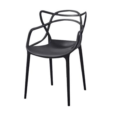 China Modern Design Ergonomic Colorful Outdoor Garden Polypropylene PP Modern Stackable Restaurant Cafe Dining Chairs Nordic Plastic Chair for sale