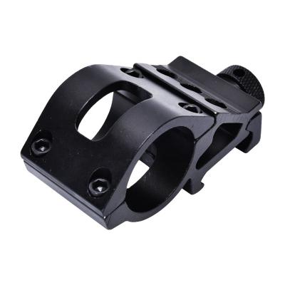 China Transparent Tactical Flashlight Laser Mount T2008 Durable 20mm Weaver Picatinny Mount 45 Degree Side Offset Mount Clip for sale