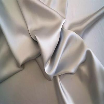 China Organic Best Quality Shiny 30 momme Thick Heavy 100% Natural Silk Charmeuse Satin Fabric for Sleepwear for sale