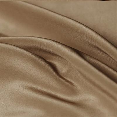 China Organic Hot Selling 12m/m Standard  Dyed 100% Pure Silk  CDC Textile Crepe De Chine Fabric for Shirt for sale