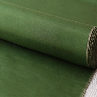 China Organic Woven Green Wonderful  Yarn Dyed Strong Silk Fabric Silk Dupioni Fabric for Costume for sale