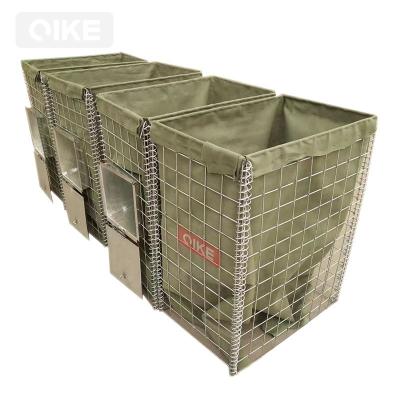 China Border Protection Factory Direct Sale HESKO barrier/ flood protection wall/sand container Defensive Barrier Mil 1-19 for sale