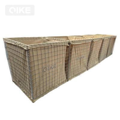 China Border Protection Strong Sand container defence wall barrier kenya defensive-barrier defence bastion sandbags mil7 defence barrier welded Cage mil for sale