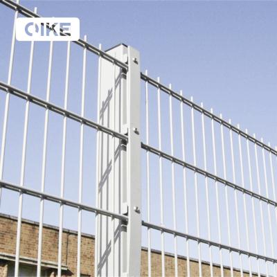 China Easily Assembled High quality powder coated  clotures zaun grillage cloture double rod mats fence doppelstabmattenzaun Double Wire Mesh 868 656 G for sale