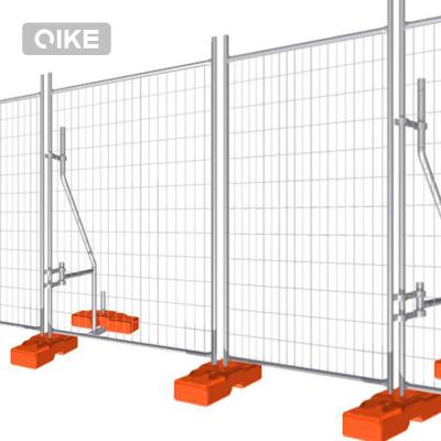 China Easily Assembled AU temp fence panels temporary fence gate site fencing for sale