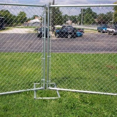 China Easily Assembled America chain link temporary fence panels temporary construction fence panel portable iron fence for sale