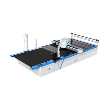 China Multi Layers Cutting Non Woven Fabric Sofa Bed Cutting CNC Knife Fabric Machine for sale