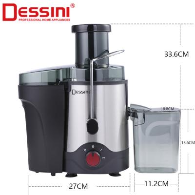 China Household DESSINI Wholesale Good Quality Stainless Steel Home Appliances 2 Speeds Multifunctional Electric Juicer for sale