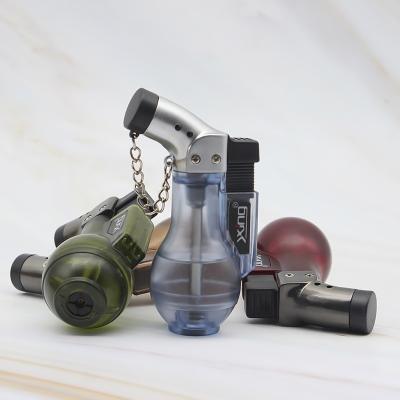 China Creative Small Safety Wine Bottle Gas Squash Lighter Torch Directly In Windproof Lighter for sale