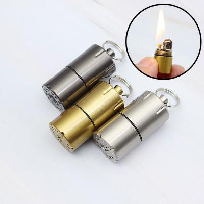 China Creative Women's Fuel Metal Safety Mini Pendant Kerosene Lighter Pocket Lighter for sale