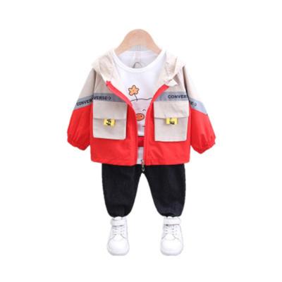 China New Autumn Comfortable Design Long Sleeve Jacket And Pants Set Boy Kids Clothing Set for sale