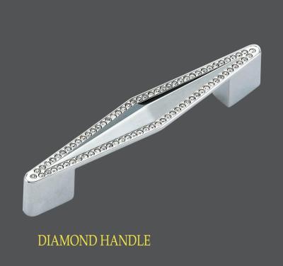 China Morden Best Price Decorative Diamond Handle Kitchen Door Pull China Supplier Built for sale