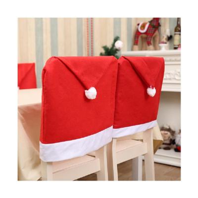 China Wholesale Polyester Christmas Decorations Chair Covers Christmas Items Decor for sale