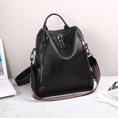 China Hot Sale Factory Water Resistant Leather Backpack Shoulder Bag For Women Girl Amazon Handbag Custom PU Leather Handbag for sale