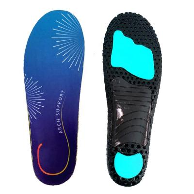 China Removable Correct In Shoe New Deerskin Velvet Arch Support Insoles For Flat Foot Best Choice For Sports Shoes LB02004 for sale