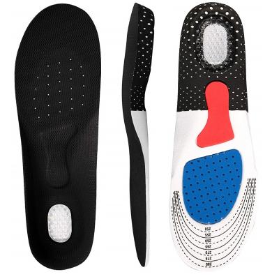 China 1Pair Unisex Soft Honeycomb Shoe Silicone Gel Removable Correct Massaging Insoles Sports Running Athletic Shoe Protection Inserts Insole Arch Support LB02015 for sale