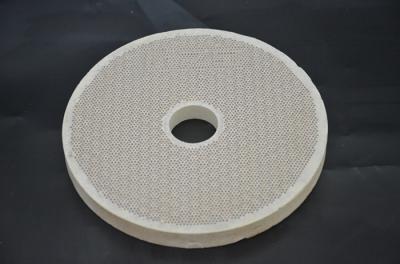 China Cordierite-keramisches Brenner-Platten-Infrarotweiß für Gas - Kocher φ140*13mm zu verkaufen