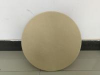 China 12 Inch Cordierite Pizza Stone For Oven , Food Grade Round Baking Stone for sale