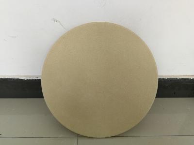 China 12 Inch Cordierite Pizza Stone For Oven , Food Grade Round Baking Stone for sale