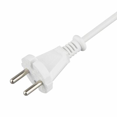 China Can Be Customized Reputation High Quality VDE Power 2 Pin 250V AC Power Cord Plug Euro 2 for sale