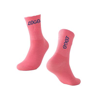 China High quality pink hotting sale cute custom socks antibacterial for girls women well-matched for sale