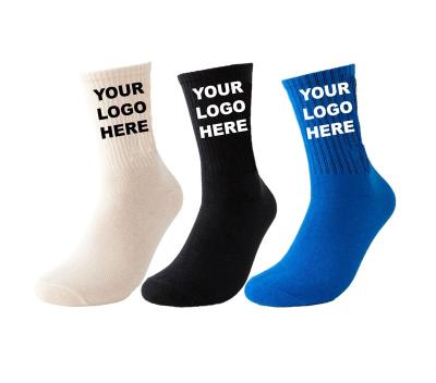 China Antibacterial Warm Colorful Custom Logo Pattern Socks Unisex Good Quality Well-matched Daily Life for sale