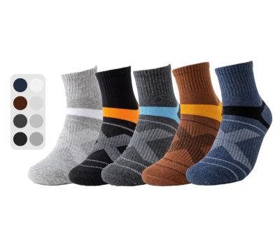 China Factory Direct Sale High Quality Breathable Colorful Custom Sports Men Socks For Exercise for sale