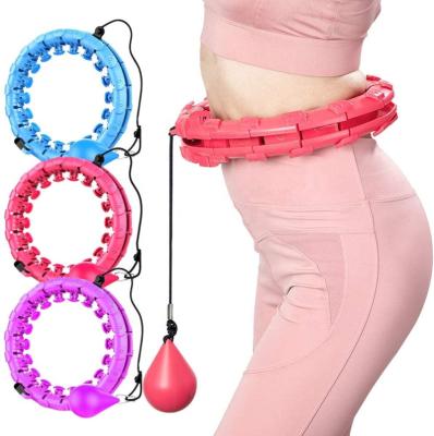 China size & Smart Polynesian Dance Detachable Weight Adjustable Abdomen Exercise OBL 24 Fitness Smart Adults Hoola Circle Ring Circle for sale