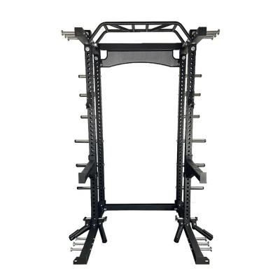 China Modern High Quality Commercial Heavy Duty Squatting Machine 75mm Garage Half Cage Stand Power Home Gym for sale