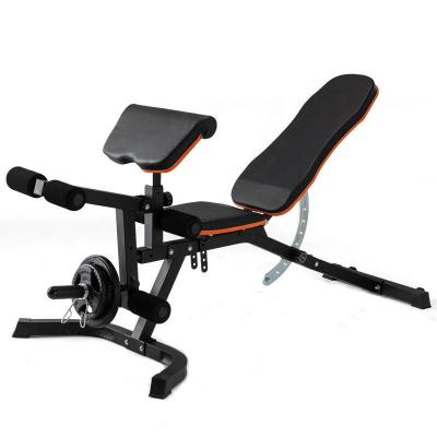 China Salon Factory Folding Bench Adjustable Gym Weigh Sit Up Utility Bench High Quality Dumbbell for sale