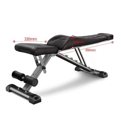 China 2022 Living Room Gym Multifunctional Equipment Fitness Frame Weight Bench Foldable Adjustable Weightlifting Bed for sale