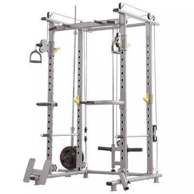 China OBL Smith Fitness Machine Workout Equipment Universal Cheap Hip Trainer Muscle Barbell Rack Squat Frame for sale