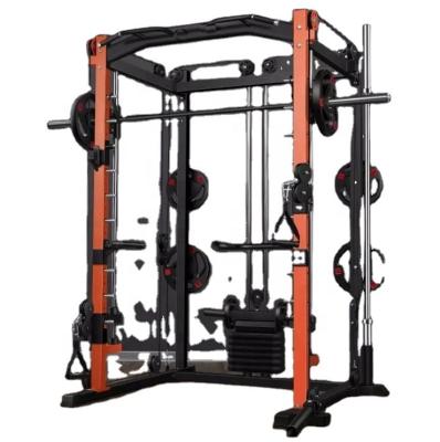 China Home Manufacturer Wholesale Home Gym Smith Machine Multi Functional OBL Use 3D Integrated Trainer Squat Machines Rack for sale