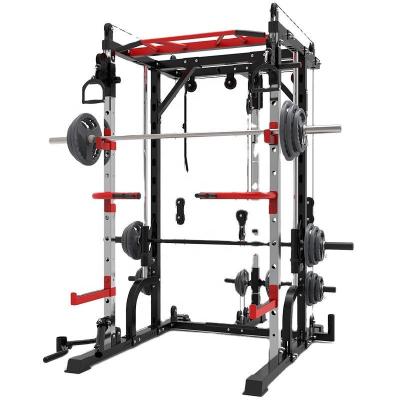 China Hot Selling Home Use Gym Workout Exercise And Squat Rack Smith Fitness Equipment Home Use Stand Power Machine for sale