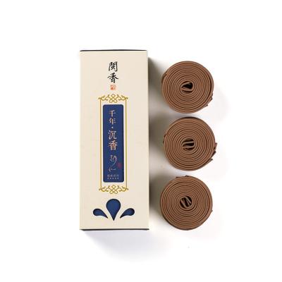 China Chinese Indoor Home Aromatherapy Sandalwood Air Freshener Purifying Air Coils Incense Natural Incense for sale